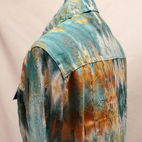 LIGHTWEIGHT SUMMER JACKET. RUBY ROAD, SIZE 8 - Picture 3 of 7